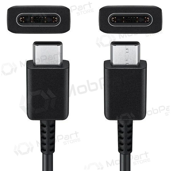 USB cabo original Samsung EP-DA705BBE 25W 3A Type-C-Type-C 1.0m preto
