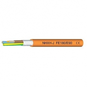 Cabo de força Eupen NHXH FE-180/E90 5x4 mm² de cobre LSZH 1 kV