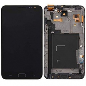 Samsung N7000 Galaxy Note ecrã (preto) (com moldura) (service pack) (original)