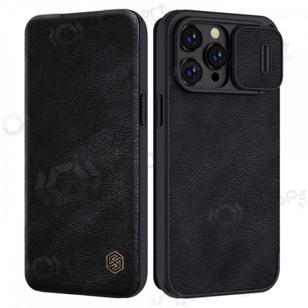 Apple iPhone 14 Pro Max capa „Nillkin Leather“ (preto)