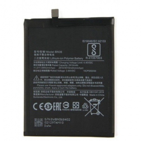 Xiaomi Redmi Mi A2 / Mi 6X bateria / acumulador (BN36) (3010mAh)