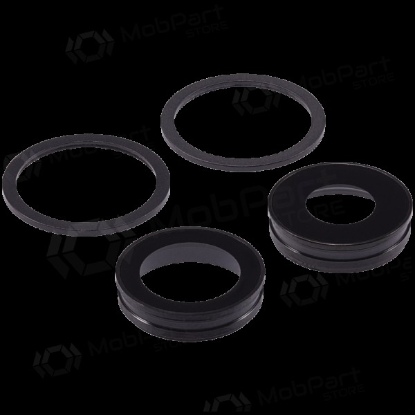 Apple iPhone 11 lente vidro da câmera (2unidade) (preto) (com moldura) Apple iPhone 11 lente vidro da câmera (2unidade) (preto) (com moldura)