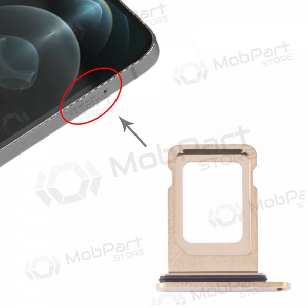 Apple iPhone 12 Pro / 12 Pro Max SIM titular do cartão (dourado)