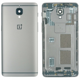 OnePlus 3 / 3T tampa traseira da bateria (prata) (usado grade B, original)