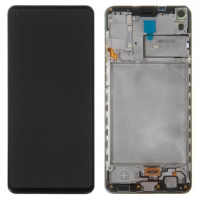 Samsung Galaxy A21s ecrã (preto) (com moldura) (original)