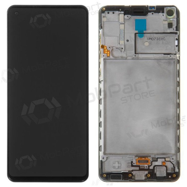 Samsung Galaxy A21s ecrã (preto) (com moldura) (original) Samsung Galaxy A21s ecrã (preto) (com moldura) (original)