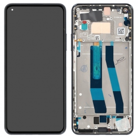 Xiaomi Mi 11 Lite 4G / Mi 11 Lite 5G / 11 Lite 5G NE ecrã (preto) (com moldura) (Premium)