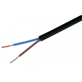 Cabo flexível Lietkabelis OMY BVV-LL 2x2.5 mm² de cobre bobina de 100 m.