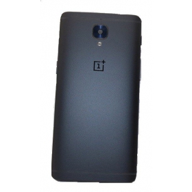 OnePlus 3 / 3T tampa traseira da bateria (preto) (usado grade B, original)