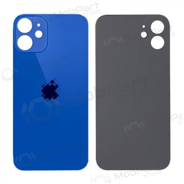 Apple iPhone 12 mini tampa traseira da bateria (azul) (bigger hole for camera) Apple iPhone 12 mini tampa traseira da bateria (azul) (bigger hole for camera)