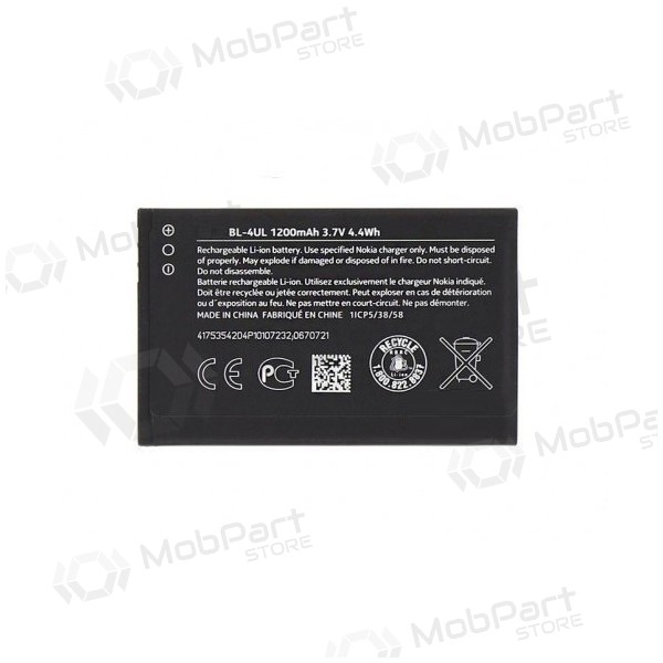 Nokia 225 / 230 / 3310 (2017) BL-4UL bateria / acumulador (1200mAh) Nokia 225 / 230 / 3310 (2017) BL-4UL bateria / acumulador (1200mAh)
