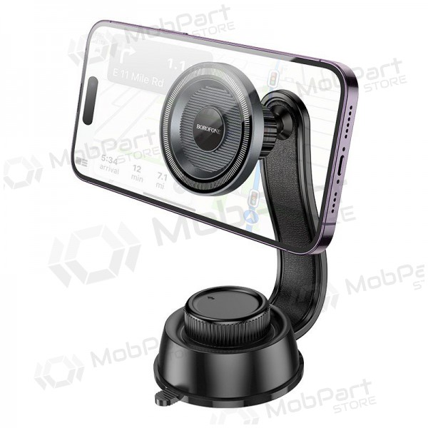 Suporte para telefone de carro Borofone BH123 (dashboard) preto Suporte para telefone de carro Borofone BH123 (dashboard) preto