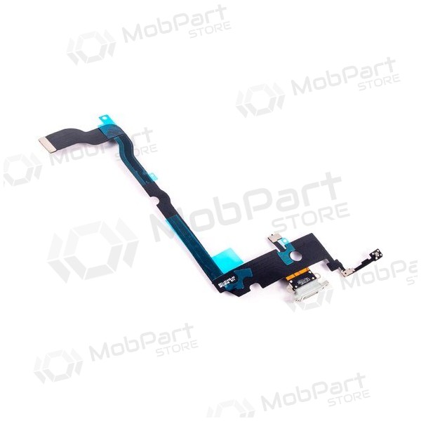 Apple iPhone XS Max conector de carga (prata) Apple iPhone XS Max conector de carga (prata)