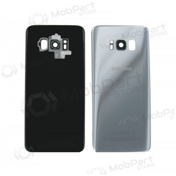 Samsung G955F Galaxy S8 Plus tampa traseira da bateria prata (Arctic silver) (usado grade B, original) Samsung G955F Galaxy S8 Plus tampa traseira da bateria prata (Arctic silver) (usado grade B, original)