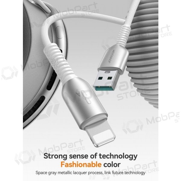 USB cabo Joyroom S-A51 USB-A to Lightning 3A 1.2m cinza