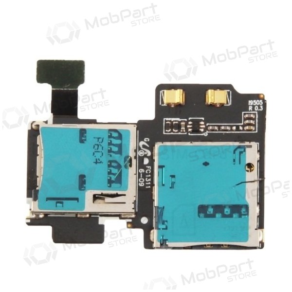Samsung i9500 Galaxy S4 / i9505 Galaxy S4 SIM e microSD cartãos lizdo conector Samsung i9500 Galaxy S4 / i9505 Galaxy S4 SIM e microSD cartãos lizdo conector