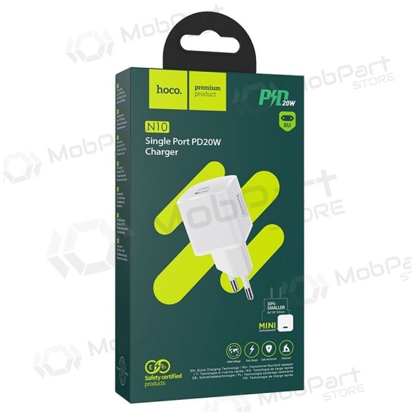 Carregador Hoco N10 PD20W (Branco)