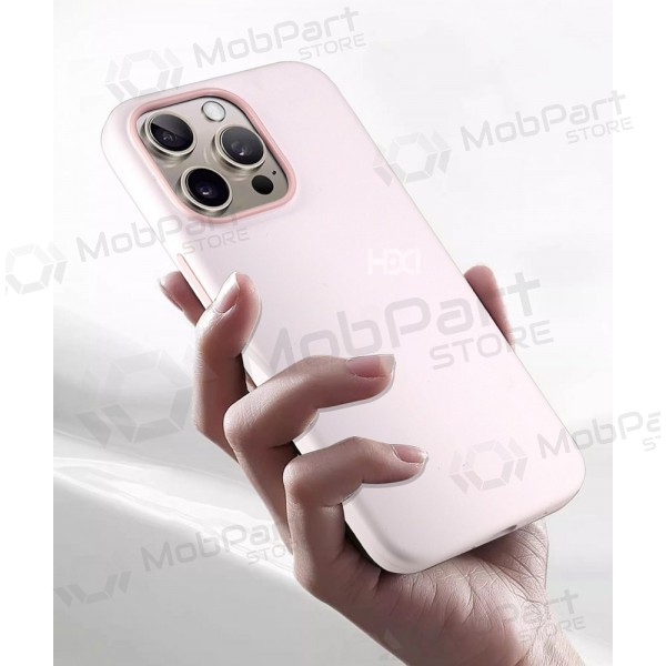 Capa HDD Silicone MagSafe Case Apple iPhone 17 Pro Max rosa