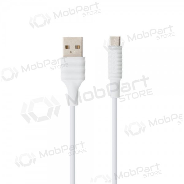 USB cabo Borofone BX1 microUSB 1.0m (branco)