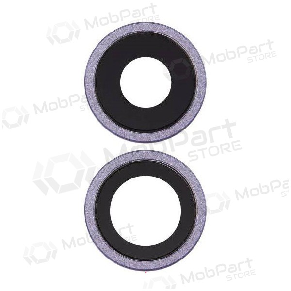 Apple iPhone 11 lente vidro da câmera (2unidade) (purpurinis) (com moldura) Apple iPhone 11 lente vidro da câmera (2unidade) (purpurinis) (com moldura)