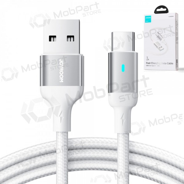 USB cabo Joyroom S-UC027A10 USB to Type-C 3A 1.2m branco