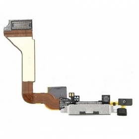 Apple iPhone 4 conector de carga (preto) (usado, original)