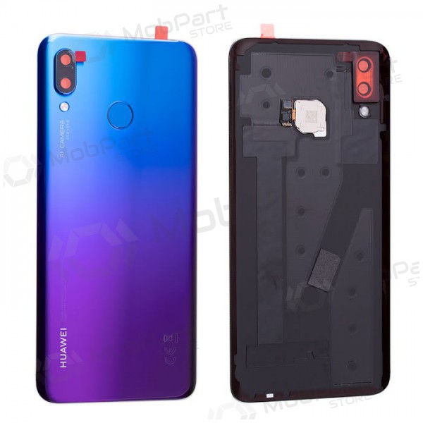 Huawei Nova 3 tampa traseira da bateria roxo (Iris Purple) (usado grade C, original) Huawei Nova 3 tampa traseira da bateria roxo (Iris Purple) (usado grade C, original)