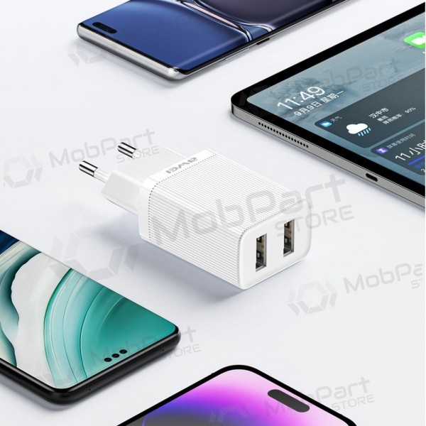 Carregador Awei C15-EU 2xUSB-A 10W branco