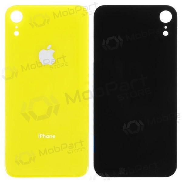 Apple iPhone XR tampa traseira da bateria (amarelo) (bigger hole for camera) Apple iPhone XR tampa traseira da bateria (amarelo) (bigger hole for camera)