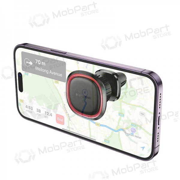 Suporte para telefone de carro Borofone BH124 (air vent) preto Suporte para telefone de carro Borofone BH124 (air vent) preto
