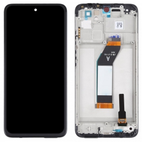 Xiaomi Redmi 10 2021 ecrã (preto) (com moldura) (original)