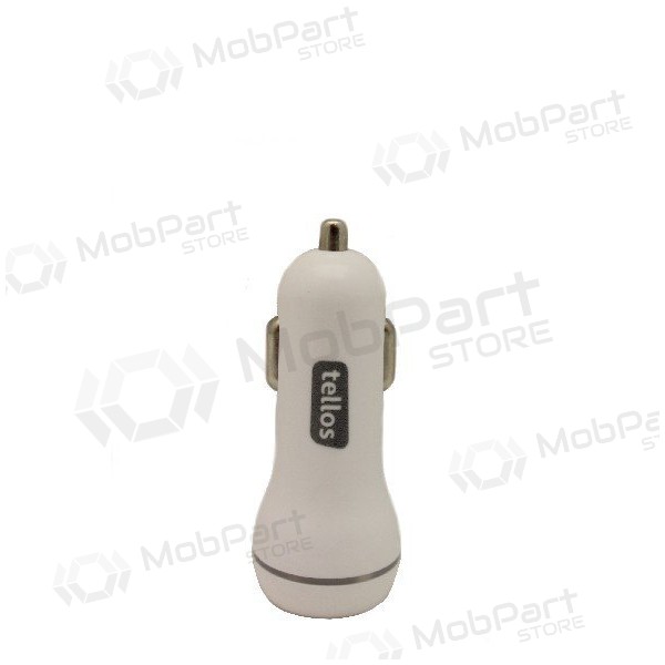 Carregador de carro Tellos C109 USB 1A (branco)