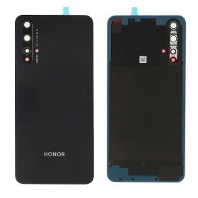 Huawei Honor 20 tampa traseira da bateria preto (Midnight Black) (usado grade C, original)