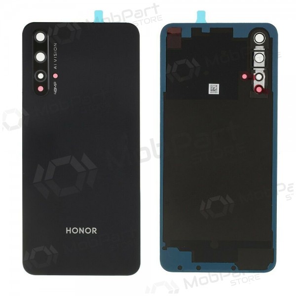 Huawei Honor 20 tampa traseira da bateria preto (Midnight Black) (usado grade C, original) Huawei Honor 20 tampa traseira da bateria preto (Midnight Black) (usado grade C, original)