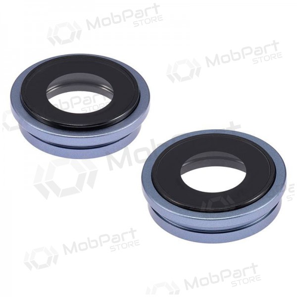 iPhone 14 / 14 Plus lente vidro da câmera (2unidade) (azul) (com moldura) iPhone 14 / 14 Plus lente vidro da câmera (2unidade) (azul) (com moldura)