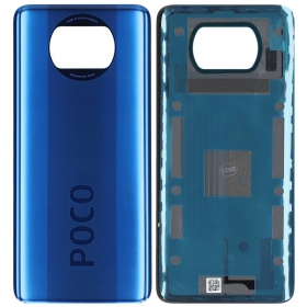Xiaomi Poco X3 Pro / X3 / X3 NFC tampa traseira da bateria (azul) (original) (service pack)