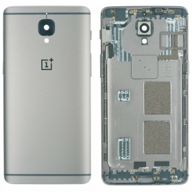 OnePlus 3 / 3T tampa traseira da bateria (prata) (usado grade C, original)