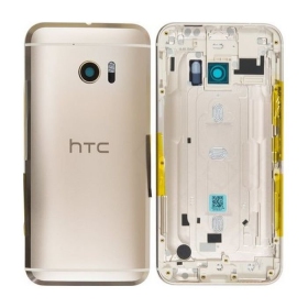 HTC 10 tampa traseira da bateria (dourado) (usado grade A, original)