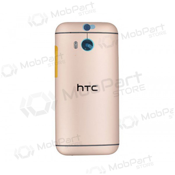 HTC One M8 tampa traseira da bateria (dourado) (usado grade A, original) HTC One M8 tampa traseira da bateria (dourado) (usado grade A, original)