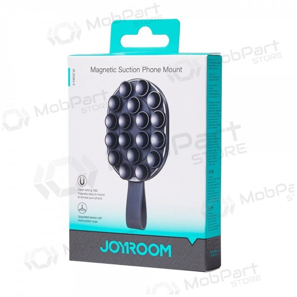 Magnetinis telefono laikiklis su siurbtukais Joyroom JR-ZS393-S preto