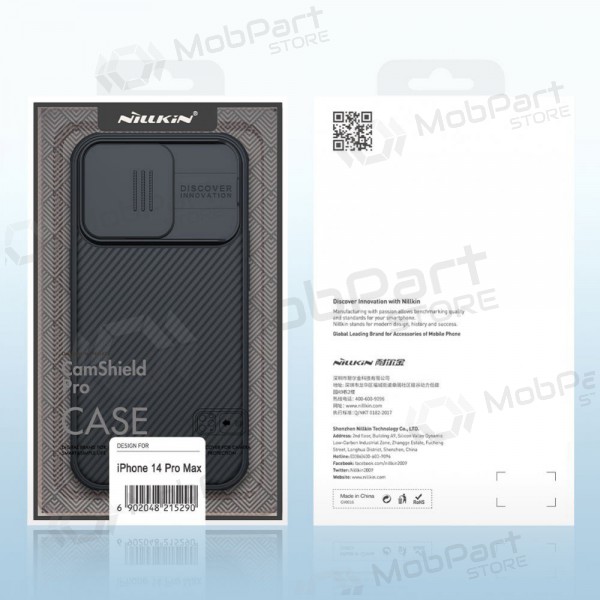 Apple iPhone 14 Pro Max capa „Nillkin CamShield Pro“ (verde)