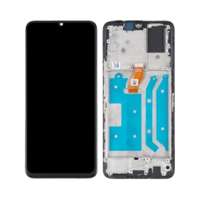 Ekranas Huawei Honor X7 su lietimui jautriu stikliuku e rėmeliu Black ORG