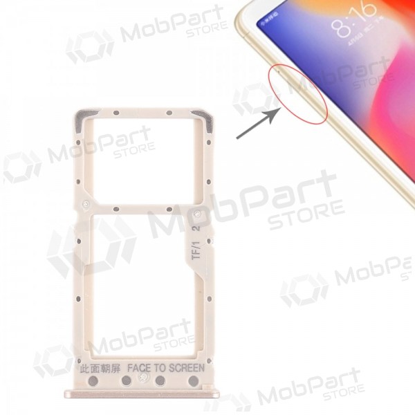 Xiaomi Redmi 6 / 6A SIM titular do cartão (dourado)