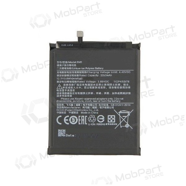 Xiaomi Mi 8 Lite bateria / acumulador (BM3J) (3350mAh) Xiaomi Mi 8 Lite bateria / acumulador (BM3J) (3350mAh)