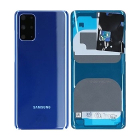 Samsung G985 / G986 Galaxy S20 Plus tampa traseira da bateria (Aura Blue) (usado grade C, original)