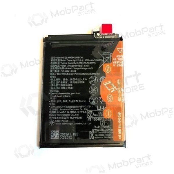 Huawei P Smart 2019 / Honor 10 Lite bateria / acumulador (HB396286ECW) (3400mAh) Huawei P Smart 2019 / Honor 10 Lite bateria / acumulador (HB396286ECW) (3400mAh)