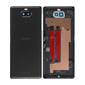 Sony Xperia 10 tampa traseira da bateria (preto) (usado grade C, original)