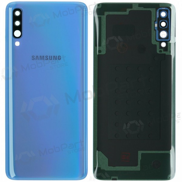Samsung A705 Galaxy A70 2019 tampa traseira da bateria (azul) (usado grade B, original) Samsung A705 Galaxy A70 2019 tampa traseira da bateria (azul) (usado grade B, original)