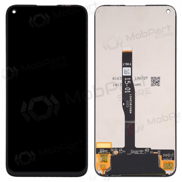 Huawei P40 Lite / Nova 6 SE / P20 Lite 2019 / Nova 5i ecrã (preto) - Premium Huawei P40 Lite / Nova 6 SE / P20 Lite 2019 / Nova 5i ecrã (preto) - Premium