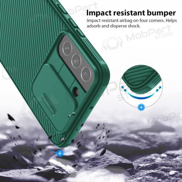 Samsung Galaxy S23 FE capa „Nillkin CamShield Pro“ (verde)
